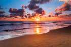 Sunset at Playa Matapalo, Puntarenas Province, Costa Rica Art Print